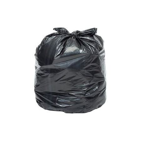 Napco Bag And Film GEC 153; Super Duty Black Trash Bags - 40 to 45 Gal, 2.5 Mil, 100 Bags/Case RM404625